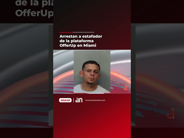 ⁣Arrestan a estafador de la plataforma OfferUp en Miami⁠