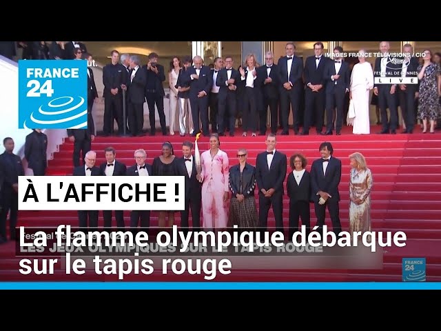 ⁣À l'Affiche à Cannes : la flamme olympique sur le tapis rouge ! • FRANCE 24