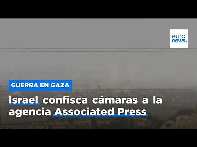 ⁣Las autoridades israelíes confiscan cámaras y equipos de la agencia 'Associated Press'