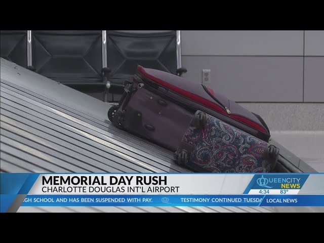 ⁣Memorial Day travel expected to be the busiest ever at CLT airport