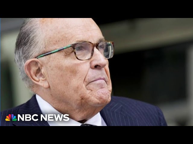 ⁣Rudy Giuliani and 10 other Trump allies arraigned in Arizona fake electors case