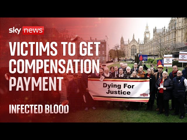 ⁣Infected blood: Victims to get £210,000 interim compensation payment from this summer