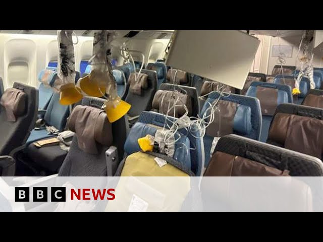 ⁣Singapore Airlines flight: Passengers tell of horror flight in which British man dies | BBC News