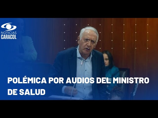 ⁣Polémica por audios del ministro de Salud, Guillermo Alfonso Jaramillo