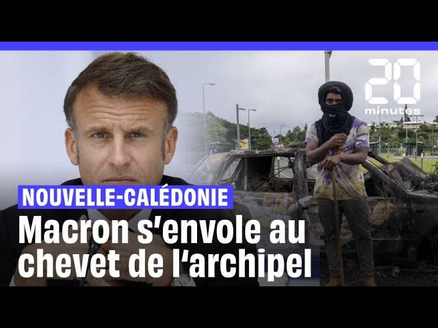 ⁣Emmanuel Macron s'envole au chevet de la Nouvelle-Calédonie