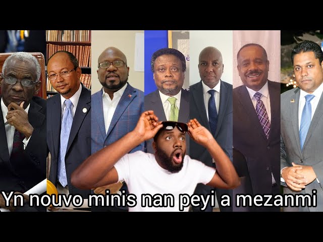 ⁣Yon nouvo minis nan peyi a mezanmi bagay la chanje pep la nan gwo kouri nan moman an la