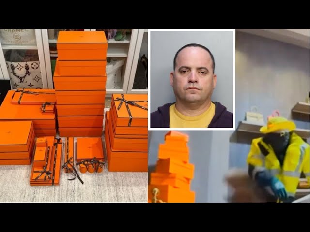 ⁣Hombre arrestado por el robo de bolsos Hermès en un hotel de Miami Beach, valorados en $1.8 millones