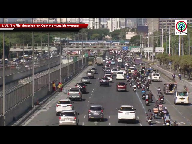 ⁣LIVE: Traffic situation on Commonwealth Avenue