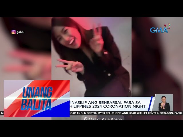 ⁣Gabbi Garcia, ipinasilip ang rehearsal para sa Miss Universe Philippines 2024... | Unang Balita