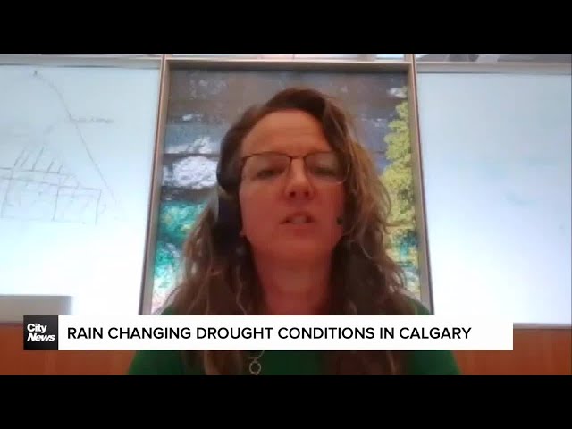 ⁣Rain changing drought conditions in Calgary
