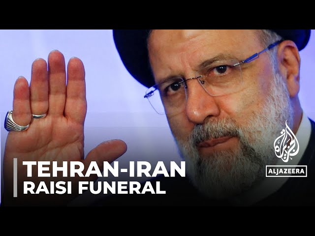 ⁣Thousands mourn Iran’s Raisi in Tabriz procession after helicopter crash