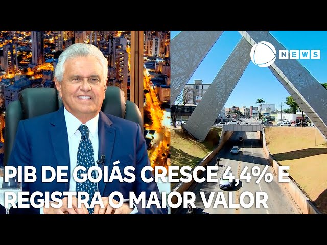 ⁣Ronaldo Caiado fala sobre o crescimento no PIB de Goiás em entrevista exclusiva para a Record News