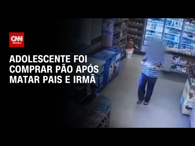 ⁣Adolescente foi comprar pão após matar pais e irmã | CNN PRIME TIME