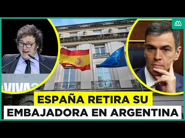 ⁣España retira a su embajadora en Buenos Aires tras dichos de Milei