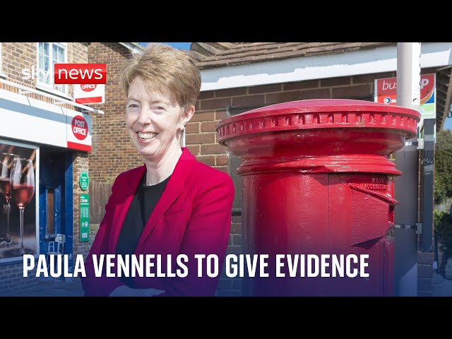 ⁣Post Office Inquiry: Former Post Office boss Paula Vennells to give evidence