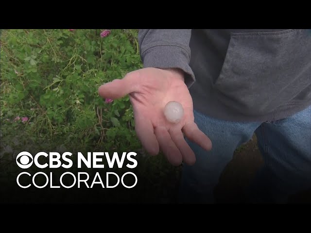⁣Eastern Colorado residents reeling from immense damage from tennis ball-sized hail