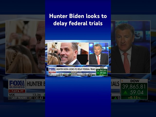 ⁣Team Biden braces for upcoming Hunter trials as he moves to delay hearings #shorts