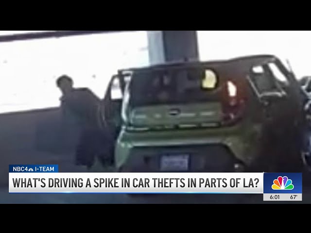 ⁣Spike in car thefts in the San Fernando Valley