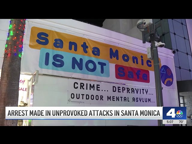 ⁣Arrest made in unprovoked attacks in Santa Monica