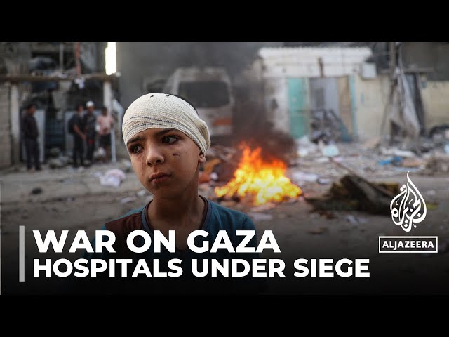 ⁣Kamal Adwan hospital attacked: People flee after Israeli army opens fire