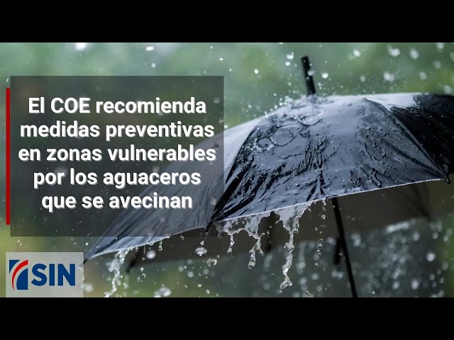 ⁣El COE recomienda medidas preventivas en zonas vulnerables por los aguaceros que se avecinan