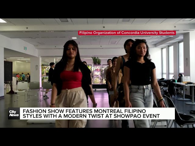 ⁣Fashion show features Montreal Filipino styles with a modern twist