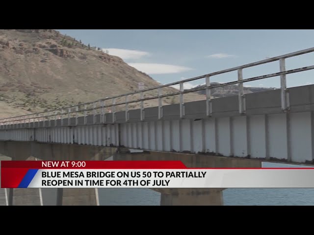 ⁣US 50 bridge set to partially reopen in July