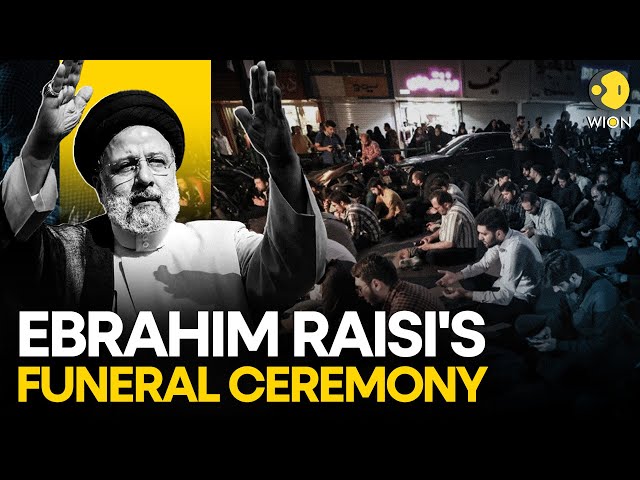 ⁣Ebrahim Raisi news LIVE: Iran's President Raisi's funeral ceremony LIVE | WION LIVE