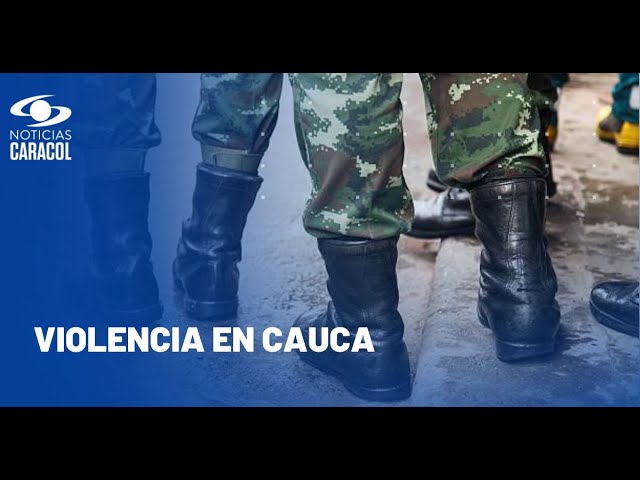 ⁣Soldado murió durante combates con disidencias de las FARC en Cauca