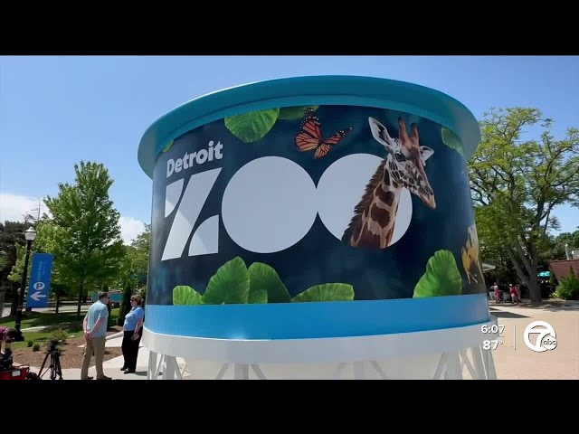 ⁣See the design coming to the iconic Detroit Zoo water tower, part of a larger rebrand