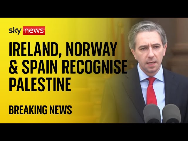⁣Ireland along with Norway & Spain recognise Palestine as independent state