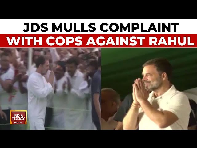 ⁣Rahul Gandhi Calls Prajwal Revanna 'Mass Rapist', JDS Mulls Complaint With Cops Against Co