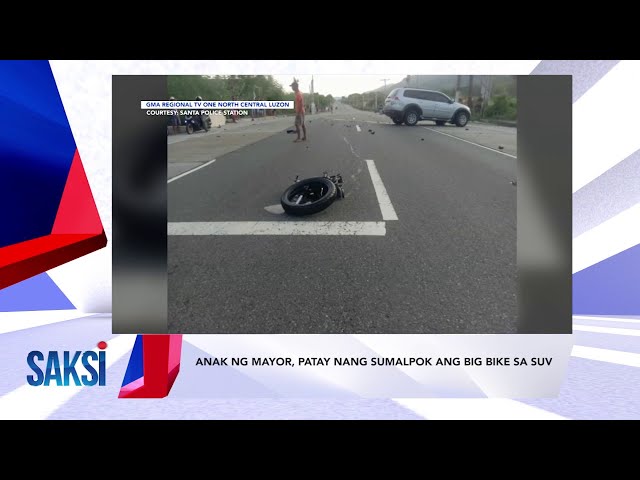 ⁣SAKSI Recap: Anak ng mayor, patay nang sumalpok ang big bike...; (Originally aired on May 21, 2024 )