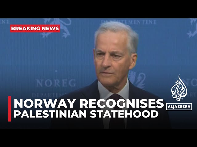 ⁣Norway will recognise Palestinian statehood on May 28