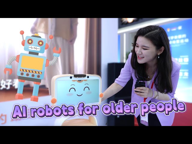 ⁣AI robots designed to support the elderly surge in China