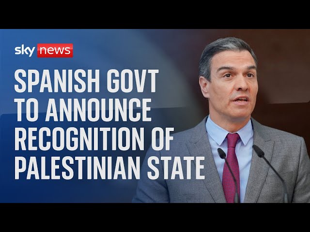 ⁣Watch live: Spanish Prime Minister's statement on govt's efforts to recognise the state of