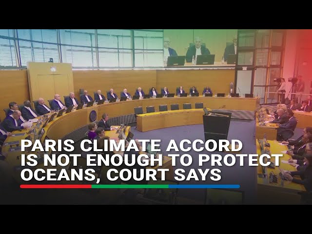 ⁣Paris climate accord is not enough to protect oceans, court says | ABS-CBN News