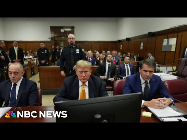 ⁣Defense rests in hush money trial without calling Trump