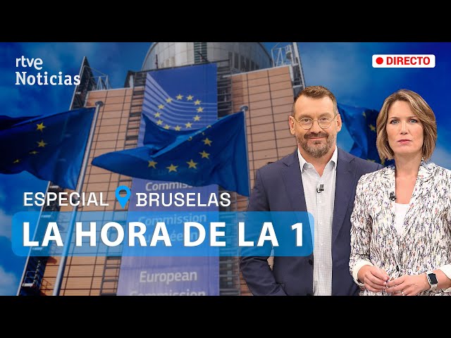 ⁣BRUSELAS  EN DIRECTO: ESPECIAL LA HORA de LA 1 para analizar las ELECCIONES EUROPEAS | RTVE