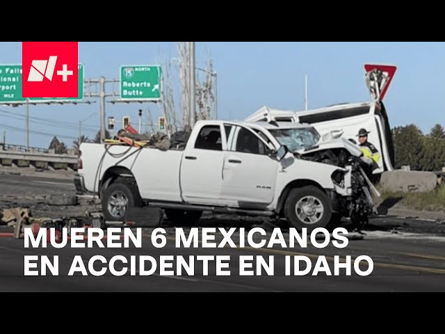 ⁣SRE confirma muerte de 6 migrantes mexicanos en accidente en EUA, el segundo en una semana