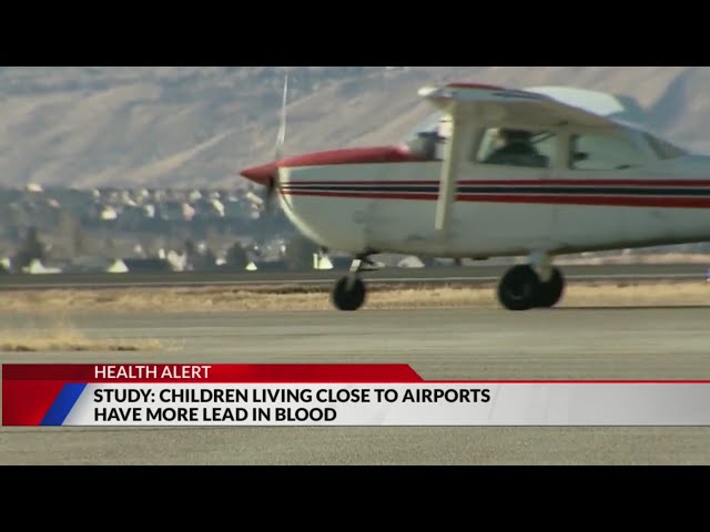 ⁣Study: Children living close to airports have more lead in blood