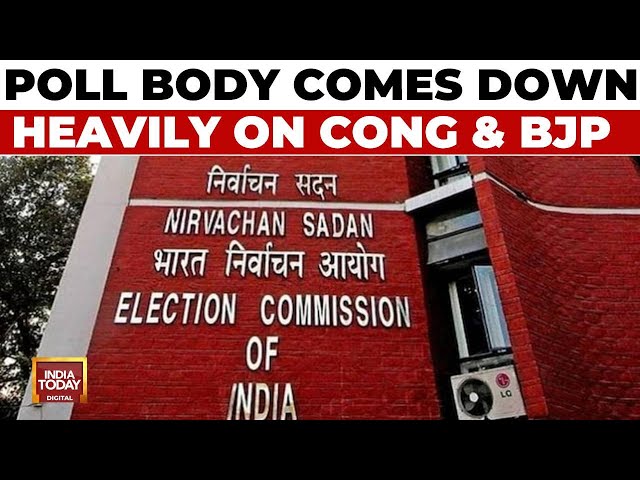 ⁣Lok Sabha Election 2024 | Poll Body Comes Down Heavily On Congress & BJP | India Today