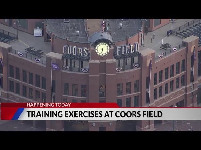 ⁣Why you might see police at Coors Field Wednesday