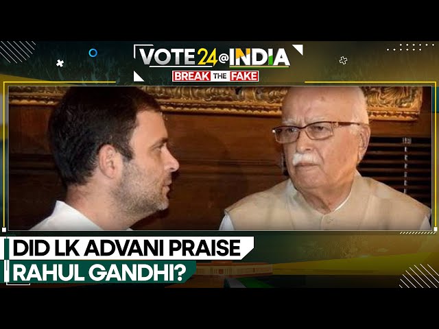 ⁣Fact Check: Did LK Advani call Rahul Gandhi 'hero of Indian politics'? | WION