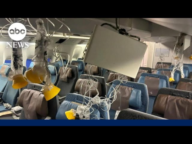 ⁣Severe turbulence on Singapore Airlines flight recounted by passengers