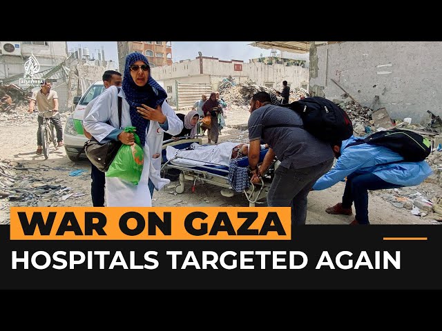 ⁣Israel attacks hospitals in northern Gaza again | Al Jazeera Newsfeed