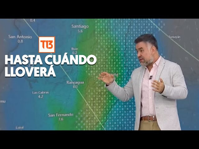 Lluvias en Chile: Pronóstico de precipitaciones para esta semana