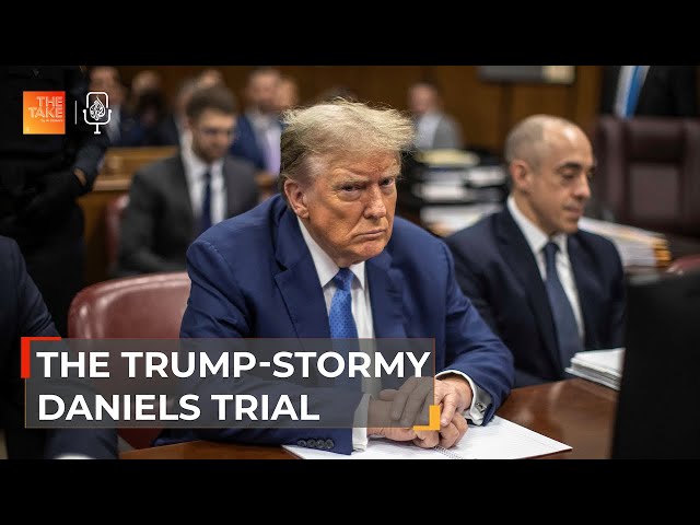⁣Hush money, a gag order, and protests: the Trump-Stormy Daniels trial | The Take