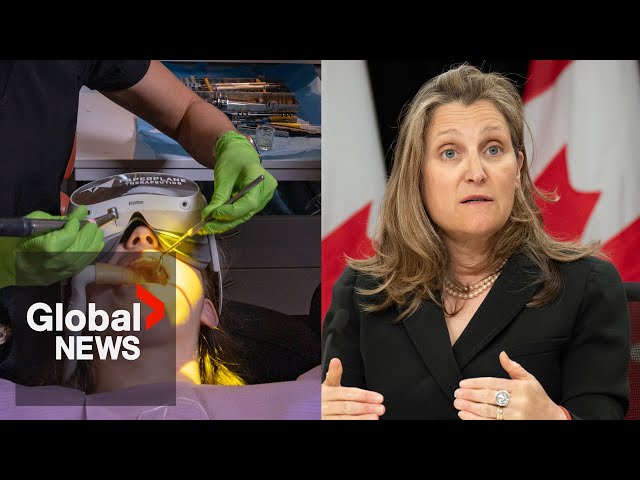 ⁣Freeland makes dental care announcement in Toronto | LIVE