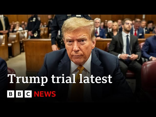 ⁣Former president Donald Trump doesn't testify as defence rests in criminal trial | BBC News